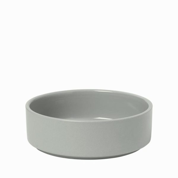 Blomus, Miski PILAR 4 szt., mirage gray, 14 cm, 4 szt., ceramika
