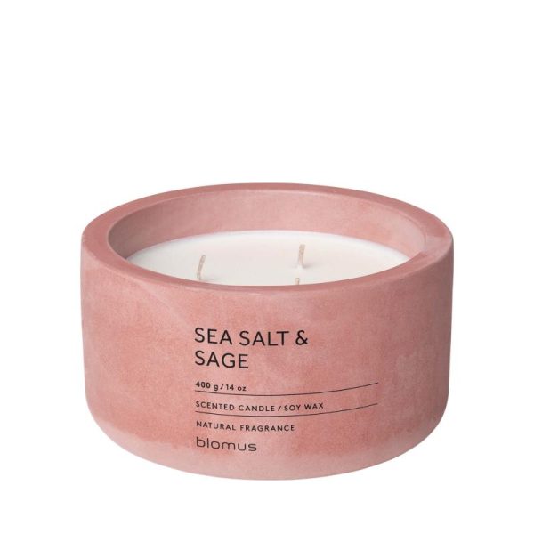Blomus, Świeca Zapachowa Fraga Whitered Rose – sea salt & sage